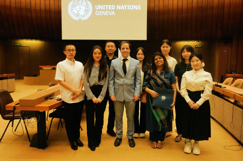 ShanghaiTech student joins summer study program in Geneva