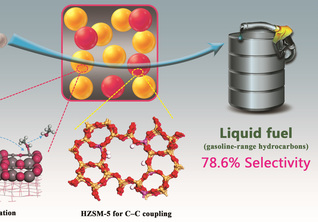 New Approach to Convert CO<sub>2</sub> Directly into Gasoline