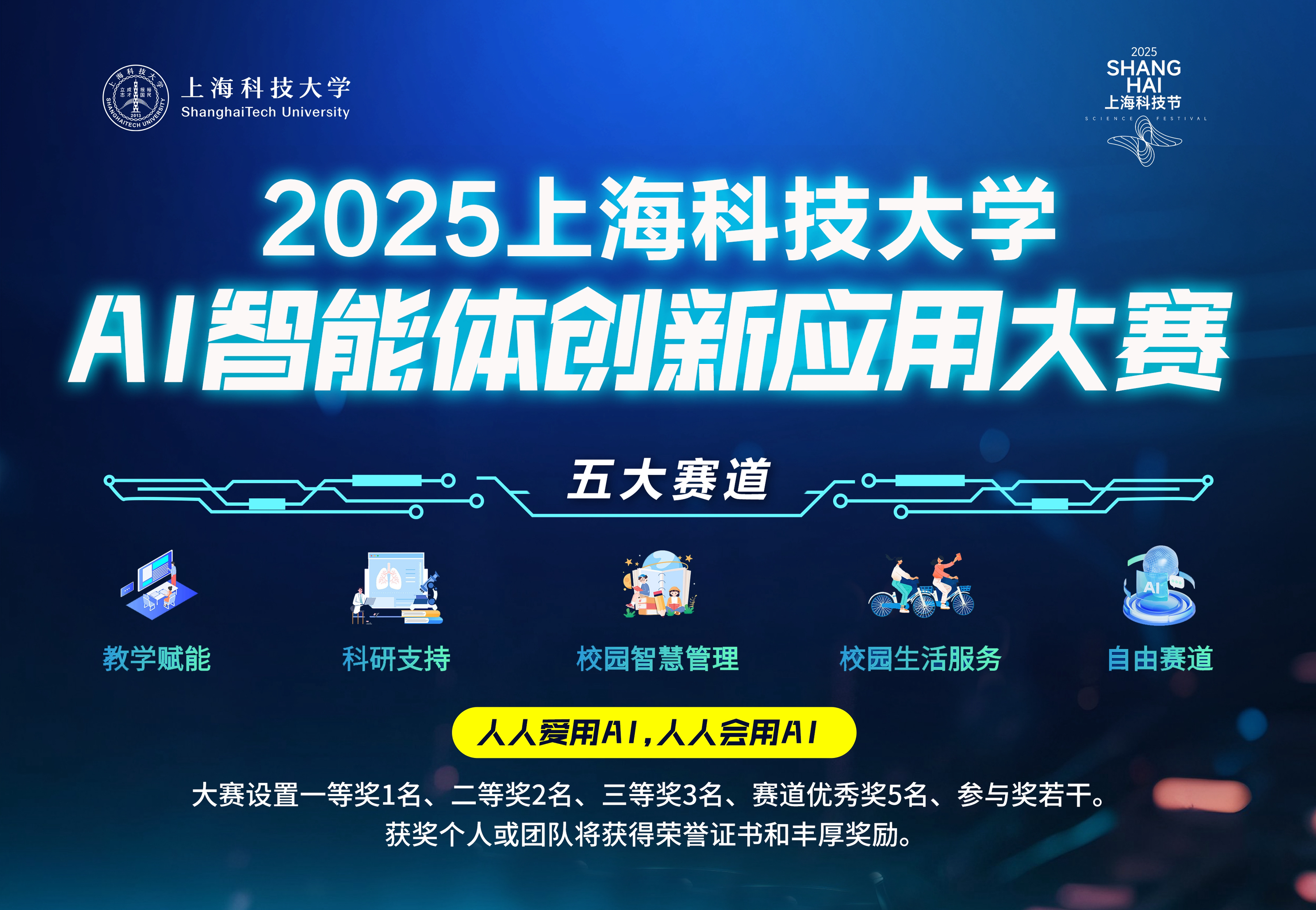 激发校园AI应用创新热情！2025九游体育(www.jiuyou.com)官方网站AI智能体创新应用大赛报名开启!